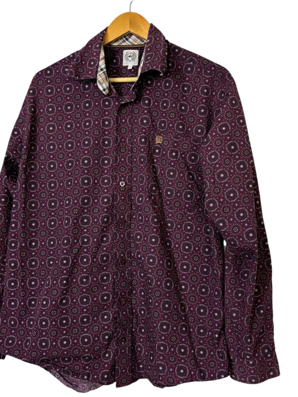 Cinch Men's Western button up shirt Printed 100% cotton men’s size S - Picture 3 of 8